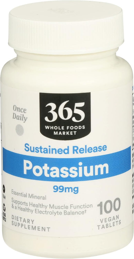 Whole Foods Market 365 Potassium 99mg Tablets - 100 Count