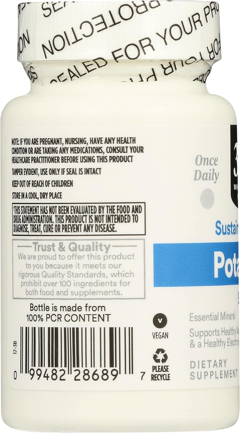 Whole Foods Market 365 Potassium 99mg Tablets - 100 Count