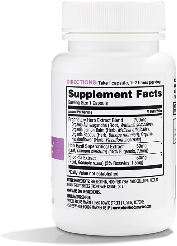 Whole Foods Market 365 Stress Support Supplement - 60 Count