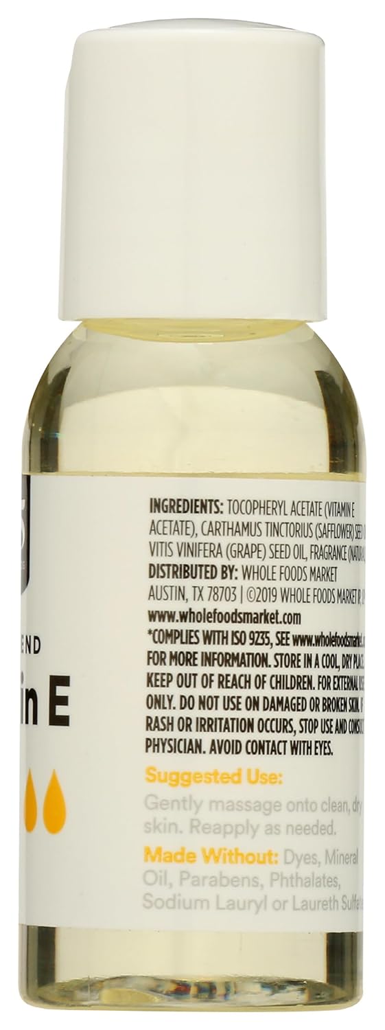 Whole Foods Market 365 Vitamin E Oil 14000 IU, 1 Fl Oz - Natural Skin Care Supplement
