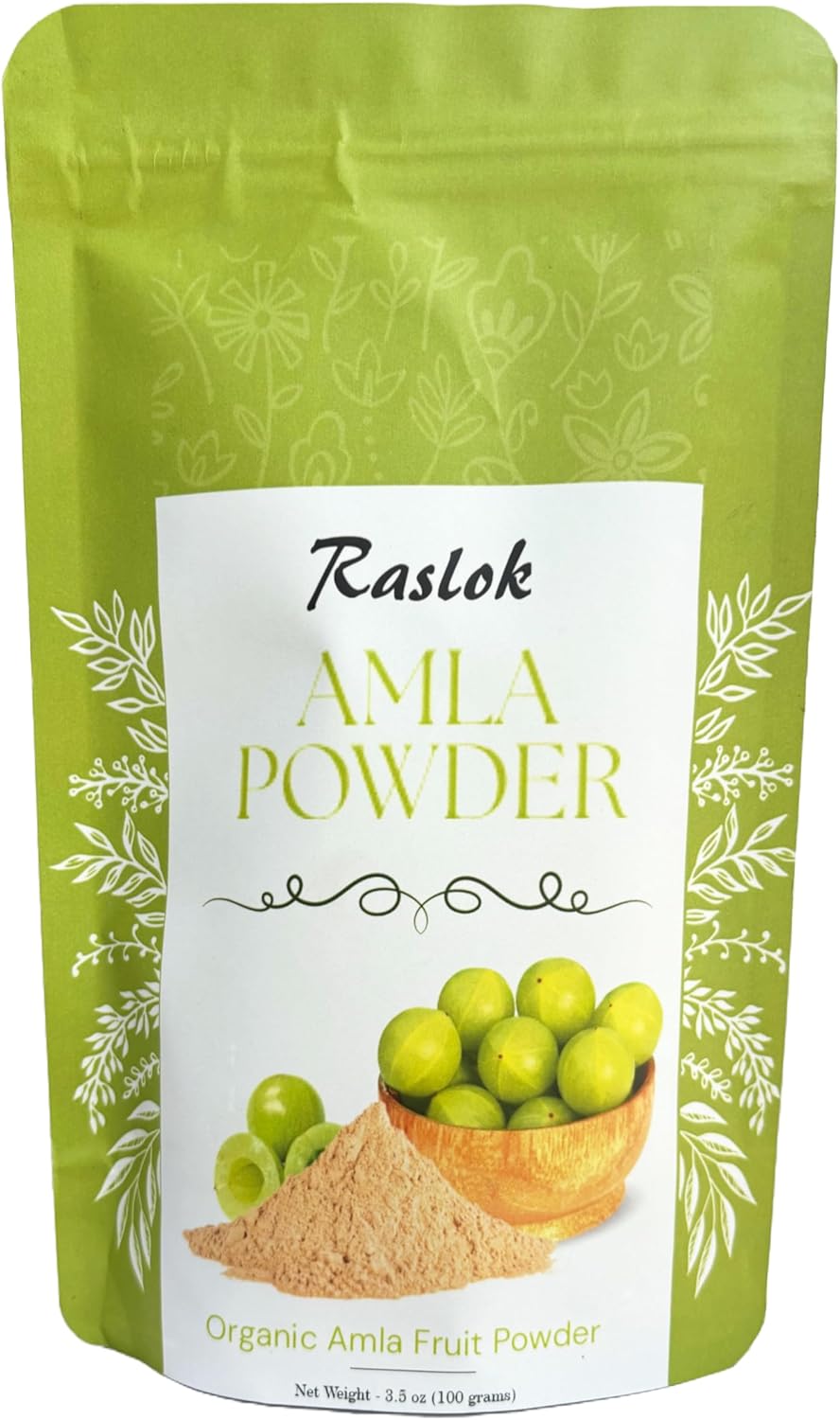 Wild Amla Berries Powder - High Vitamin C & Antioxidants - Energy Boost - 3.52 Oz