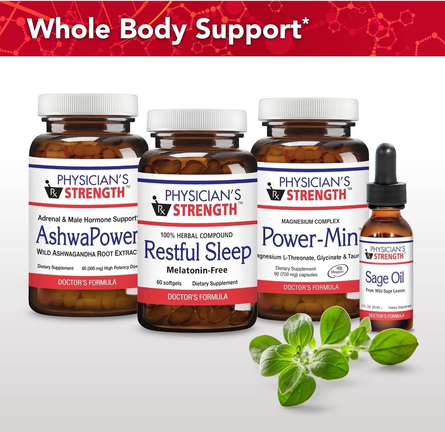 Wild Ashwagandha Root Extract for Overall Health & Energy - Physician's Strength AshwaPower - 2 fl oz - 86 Servings