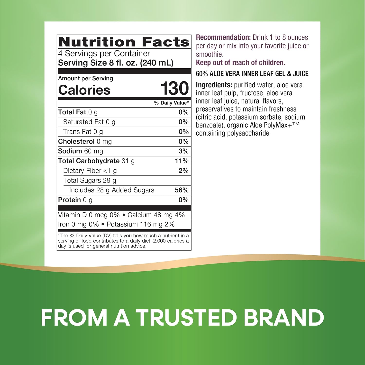 Wild Berry Flavored Aloe Vera Inner Leaf Gel & Juice, 99% Purified - 33.8 fl oz - BoostGo Australia