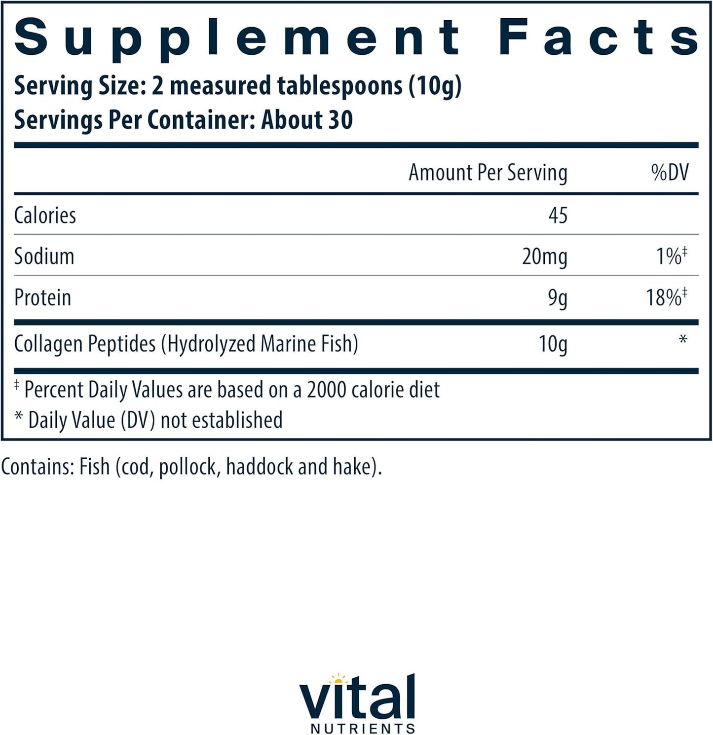 Wild-Caught Marine Collagen Powder for Hair, Skin, Nails & Joints - Unflavored Type I & III Collagen Supplement - 300g