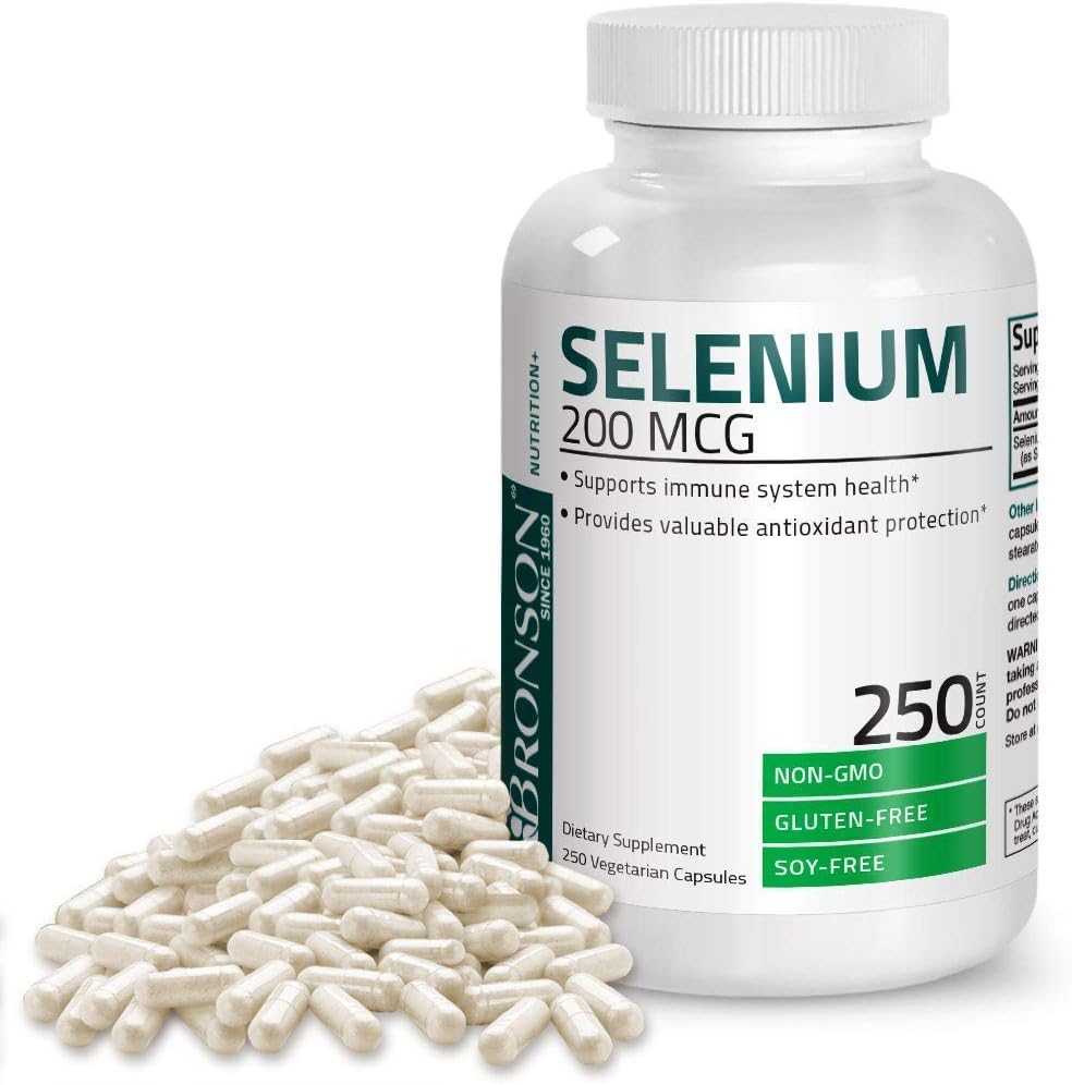 Wild Caught Nordic Cod Marine Collagen Peptides Powder with Selenium for Immune, Thyroid, Prostate, Heart Health
