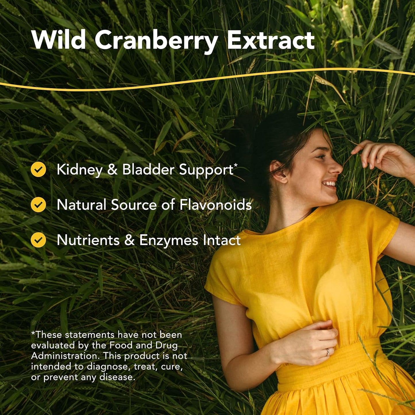 Wild Cranberry Extract Supplement for Bladder & Kidney Support - Non-GMO - 2 fl. oz. - 88 Servings