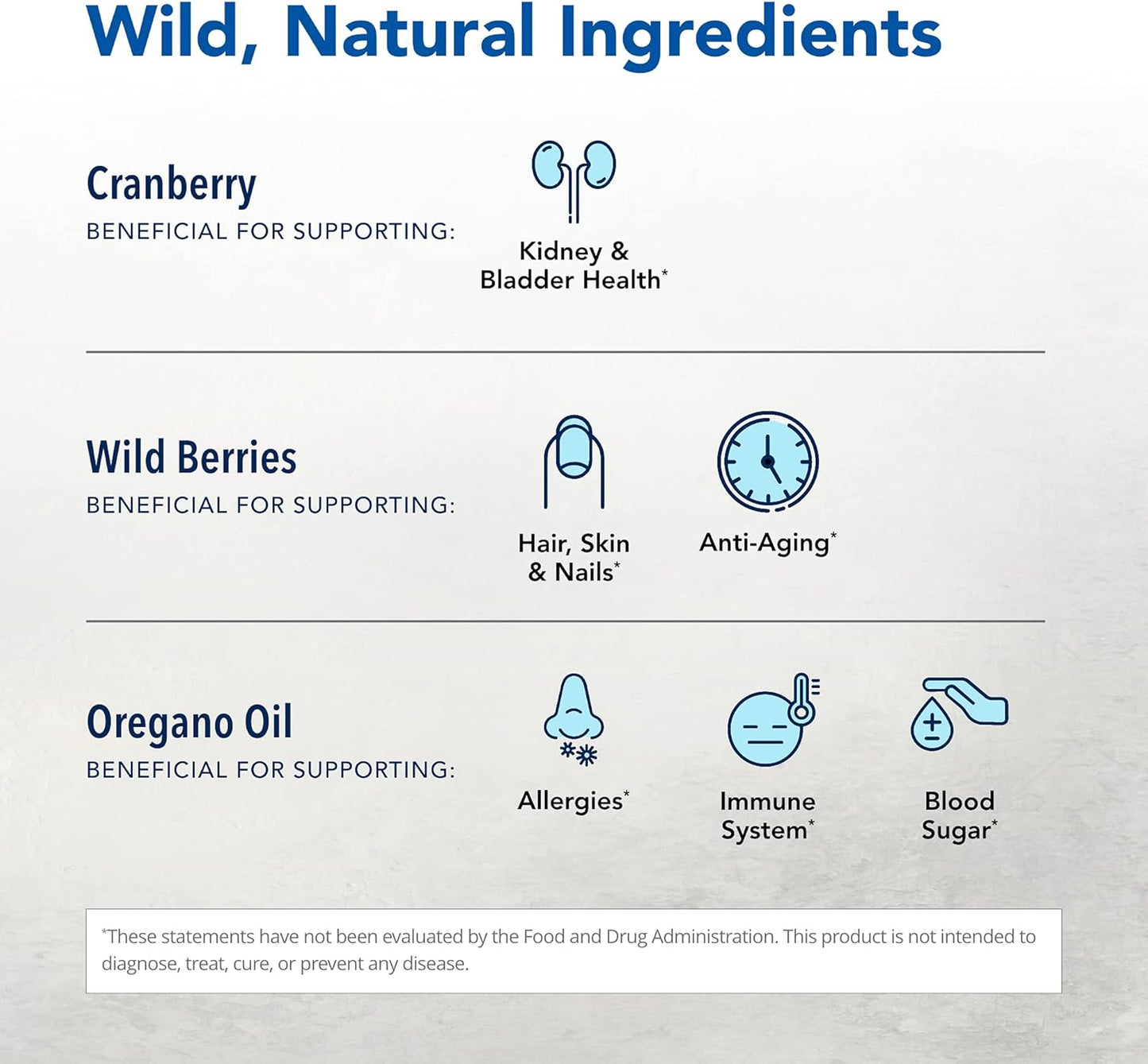 Wild Cranberry Extract Supplement for Bladder & Kidney Support - Non-GMO - 2 fl. oz. - 88 Servings