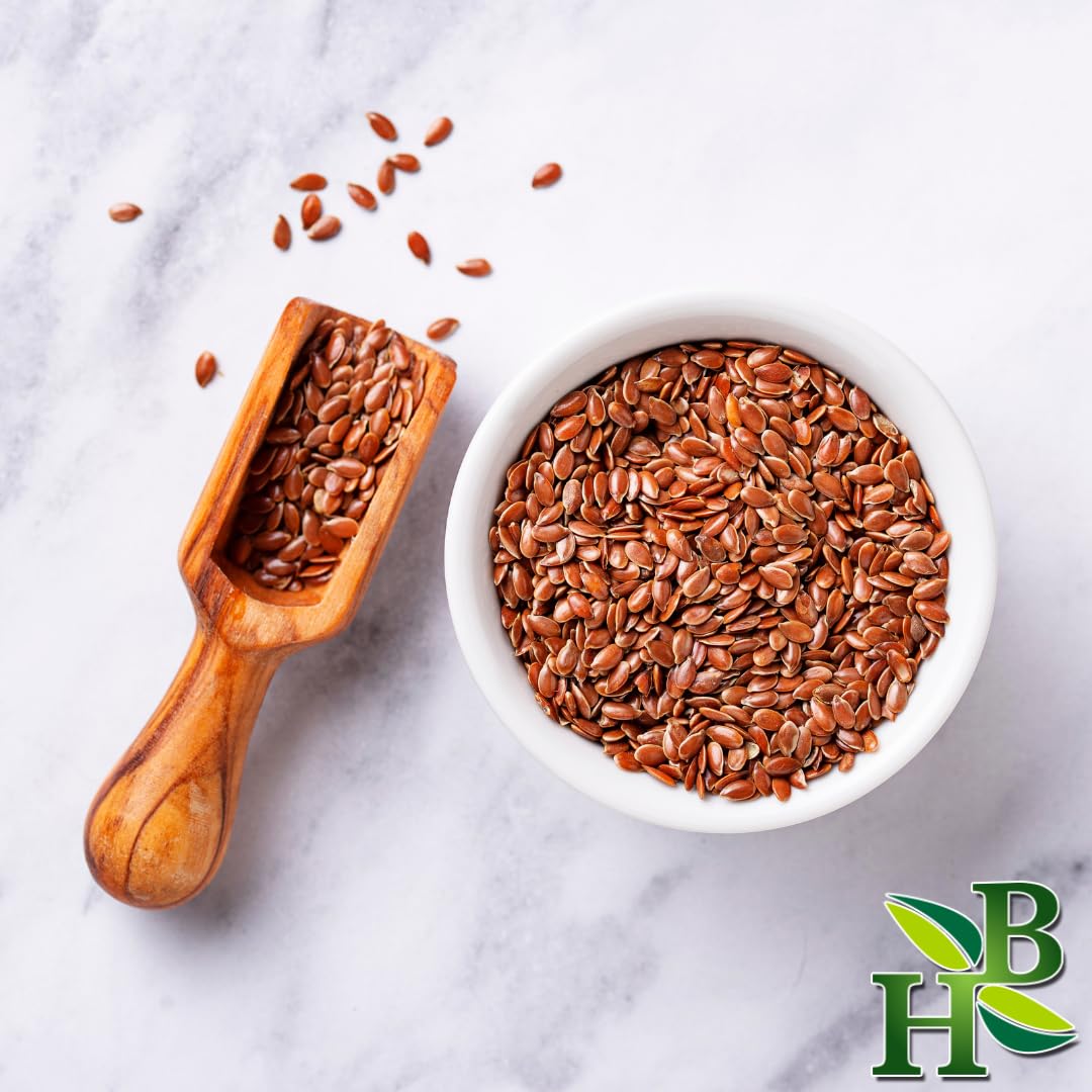 Wildcrafted 4oz Whole Flax Seed Herb - Linum Usitatissimum for Body Care