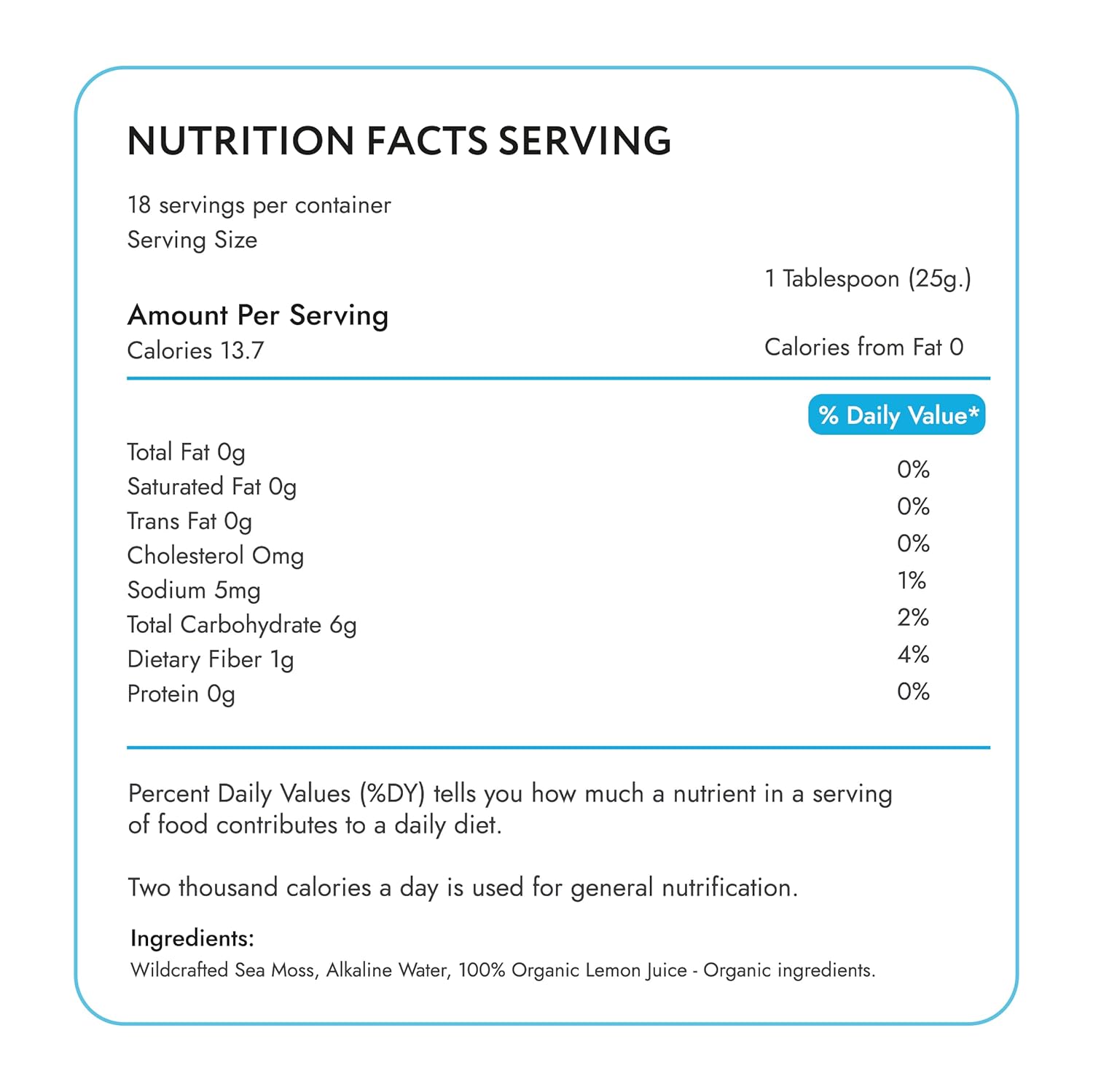 Wildcrafted Irish Seamoss Gel - 16oz Original Size, Packed with Vitamins & Minerals, Vegan Superfood from USA