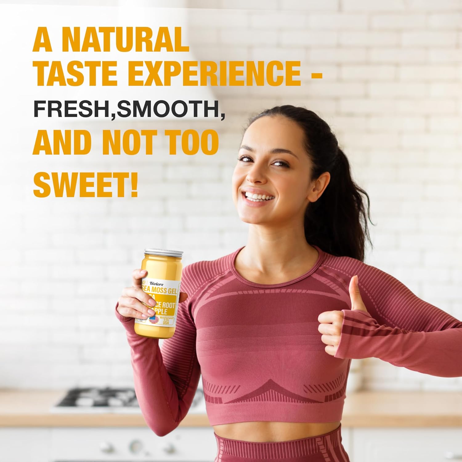 Wildcrafted Irish Seamoss Gel with Maca, Licorice, and Pineapple - 16oz Vegan Superfood with Essential Vitamins & Trace Minerals from USA