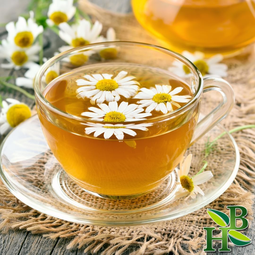 Wildcrafted Matricaria Chamomilla Flower Powder 4oz | Herb To Body Chamomile Flowers Powder