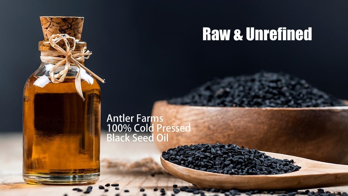 Wildcrafted Sea Moss & Black Seed Oil Bundle - 100% Pure Irish Moss & Turkish Nigella Sativa Seed Oil from Antler Farms