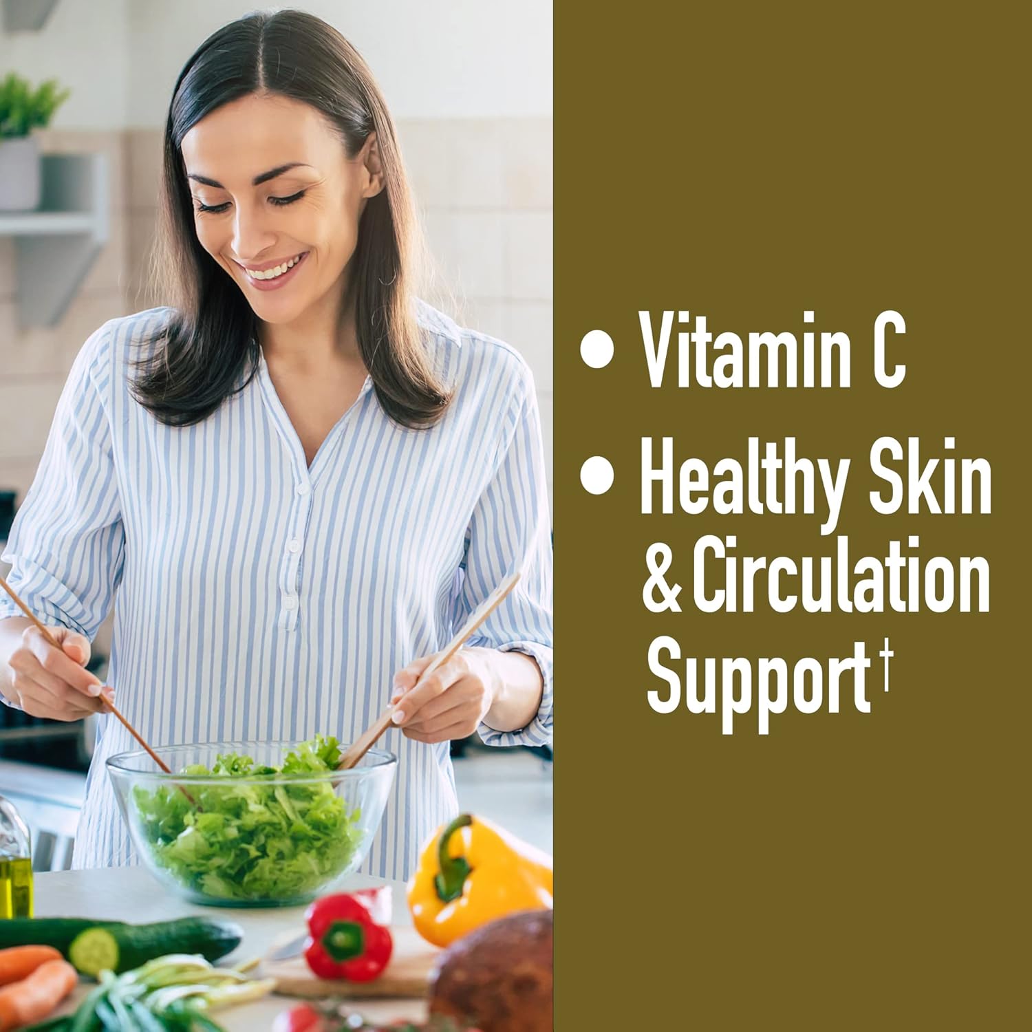 Windmill C-500 with Rose HIPS Tablets - 100 Count - Pack of 1