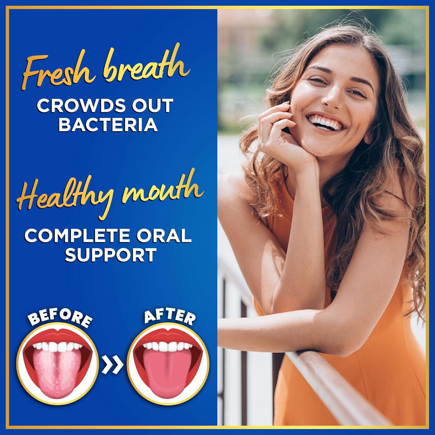 WINDSOR BOTANICALS Lactobacillus Salivarius Probiotic and Dental Health Bundle for Oral Care