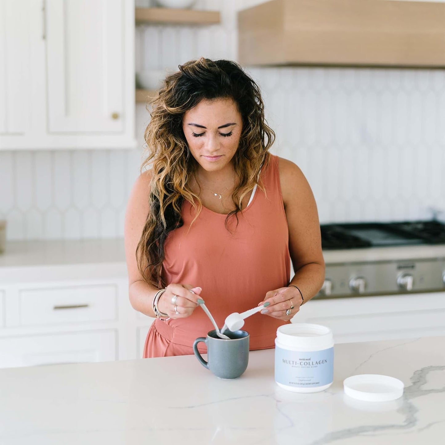 Wink Naturals Multi Collagen Protein Powder - Unflavored Blend for Skin, Hair, Nails, Joints, and Immune Health - Types I, II, III, V, X