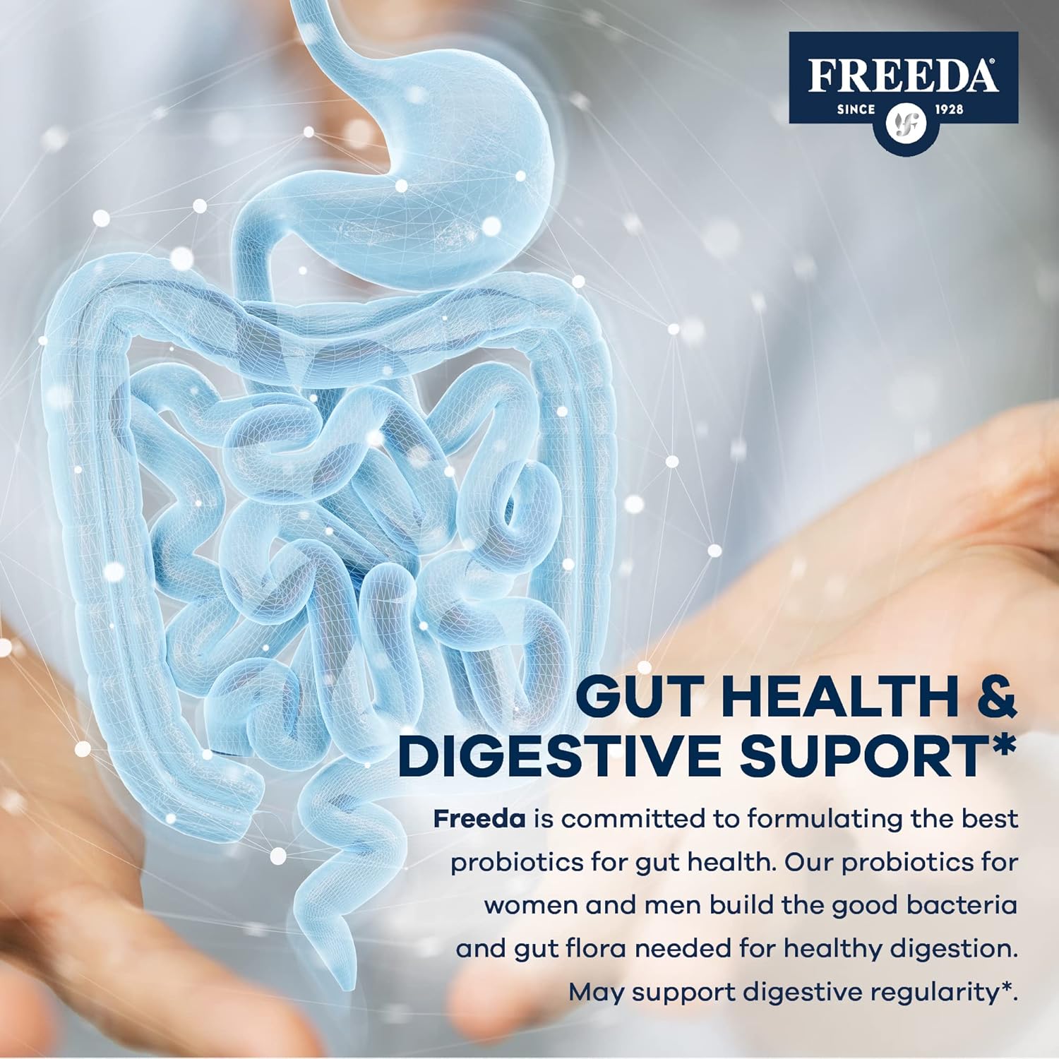 Women's and Men's Acidophilus Probiotic 1 Billion CFU - Lactobacillus Probiotics for Digestive Health - Gut Health Supplement (100 Capsules)