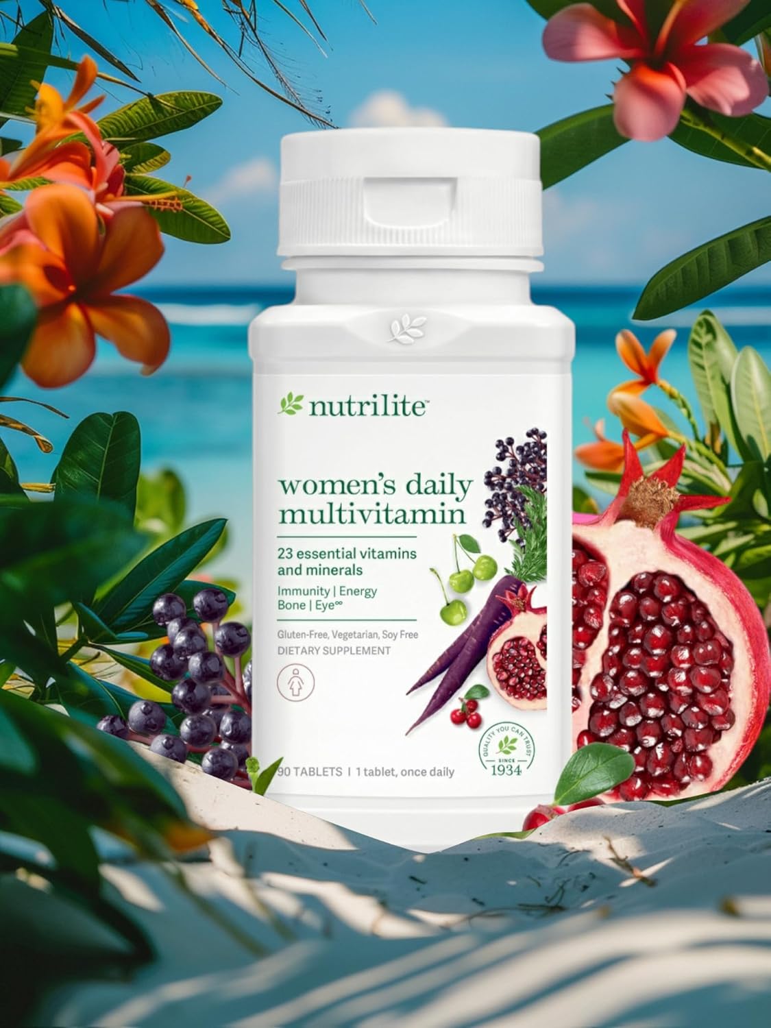 Women's Daily Multivitamin Supplement - 90 Tablets for Overall Health and Wellness