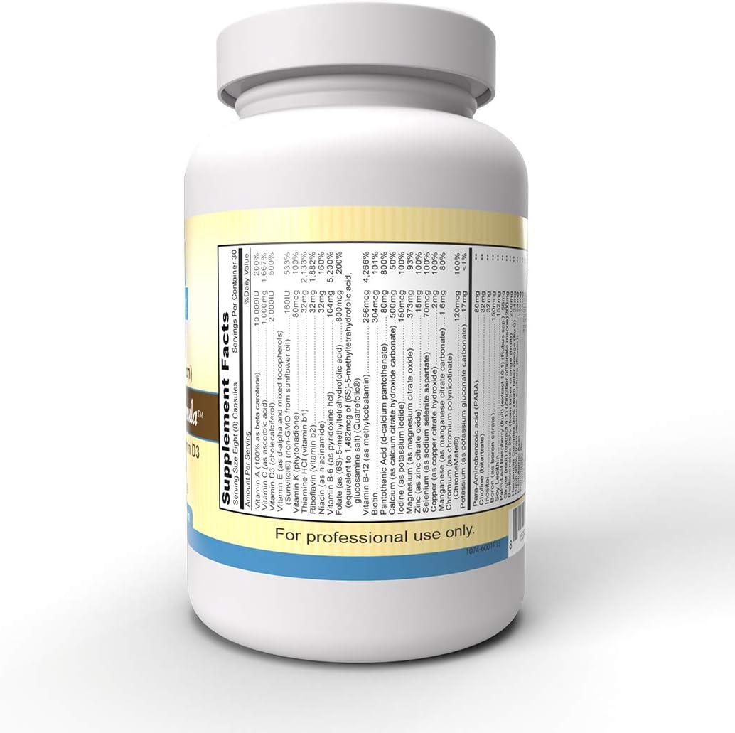 Women's Formula Multivitamin & Mineral Supplement - Priority One Vitamins, 240 Capsules, Promotes Healthy Reproductive System, No Iron.
