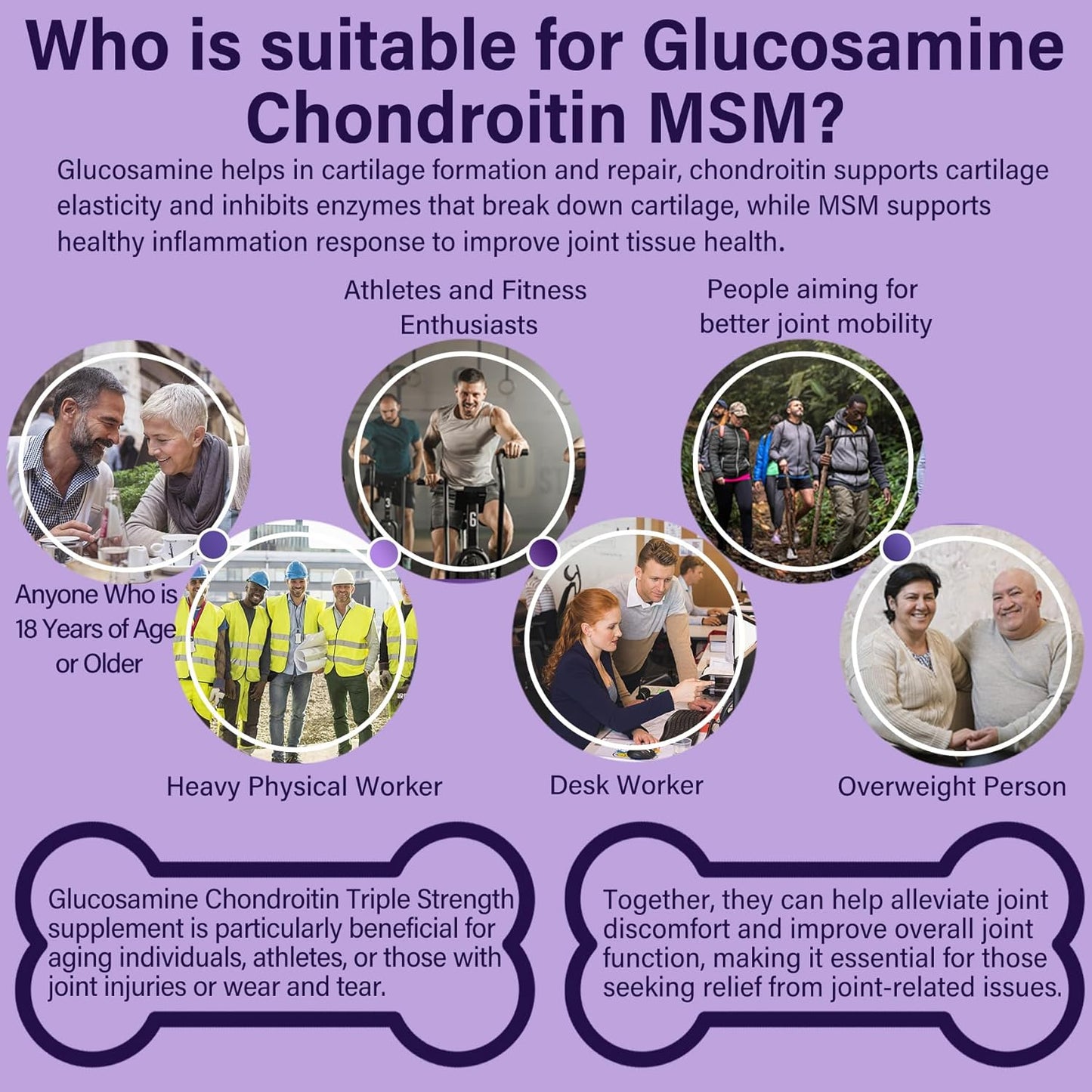 Women's Glucosamine Chondroitin Gummies with Iron - LILICARE Supplement