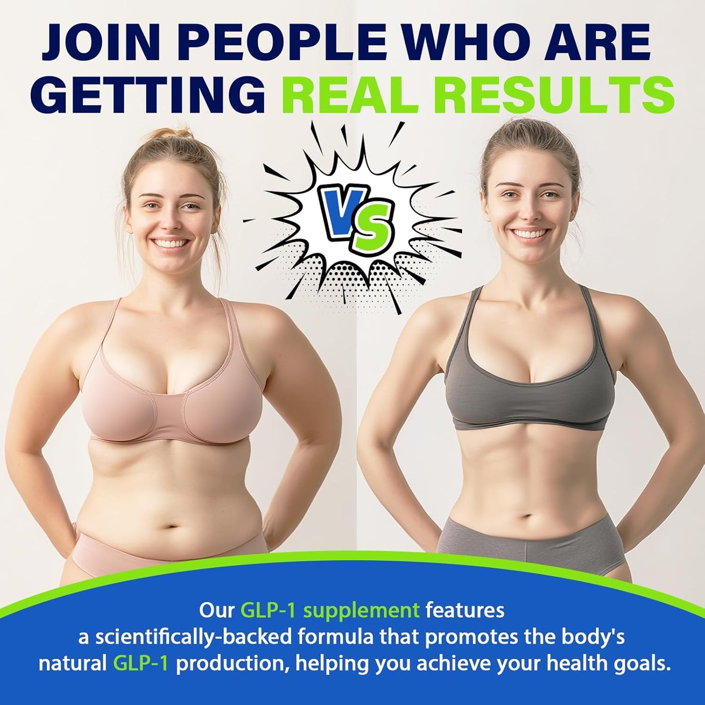 Women's Gut Health GLP-1 Supplement with Akkermansia Muciniphila Probiotic - 1500MG Prebiotic Mix for Digestion, Energy, Overall Health