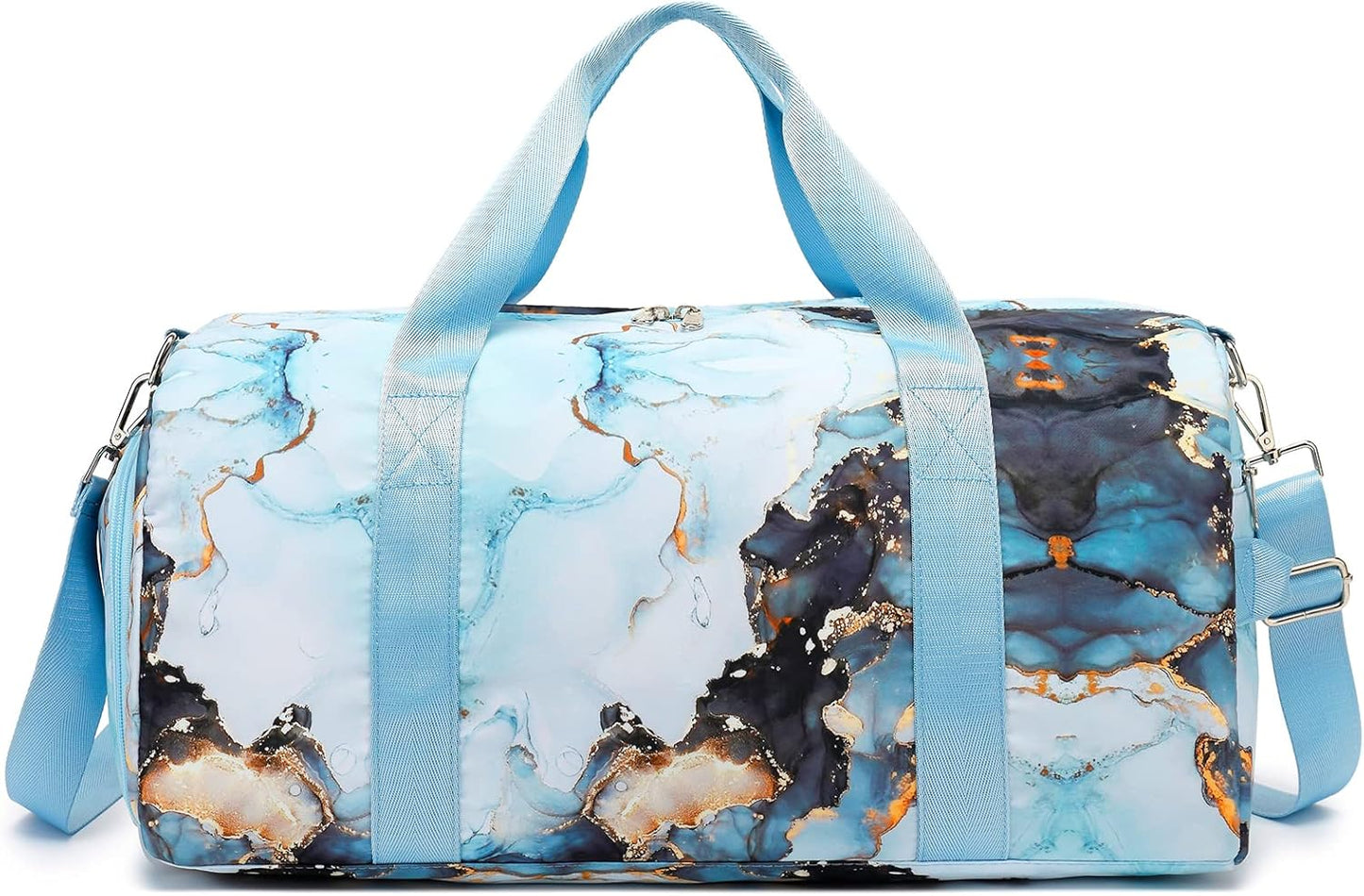 Women's Gym Duffle Bag with Shoe Compartment and Wet Pocket - Perfect for Sports, Workouts, and Travel