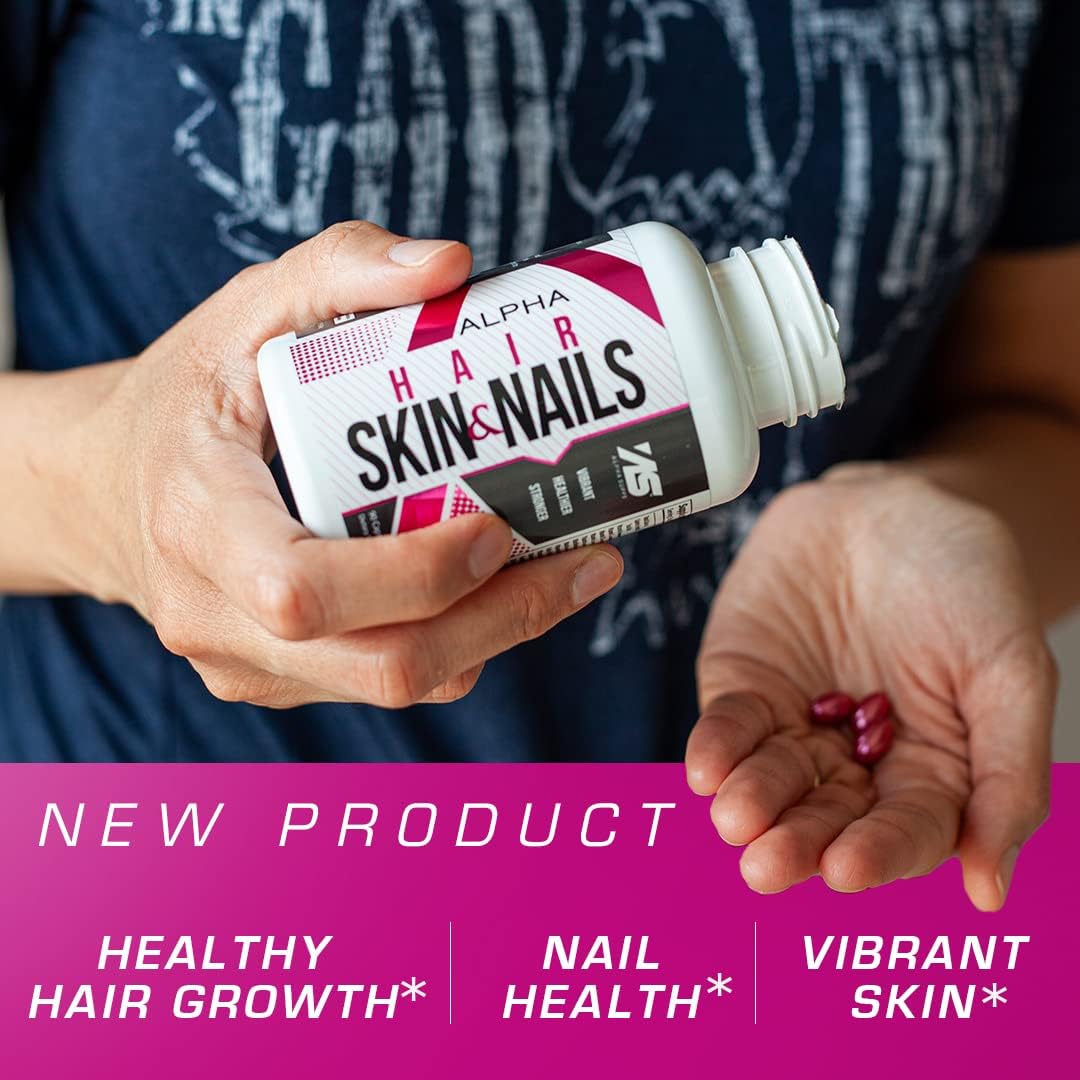 Women's Hair, Skin, and Nails Supplement - Boost HSN Health with Biotin, Collagen, and Vitamins - 90 Capsules for Hair Growth and Skin Radiance