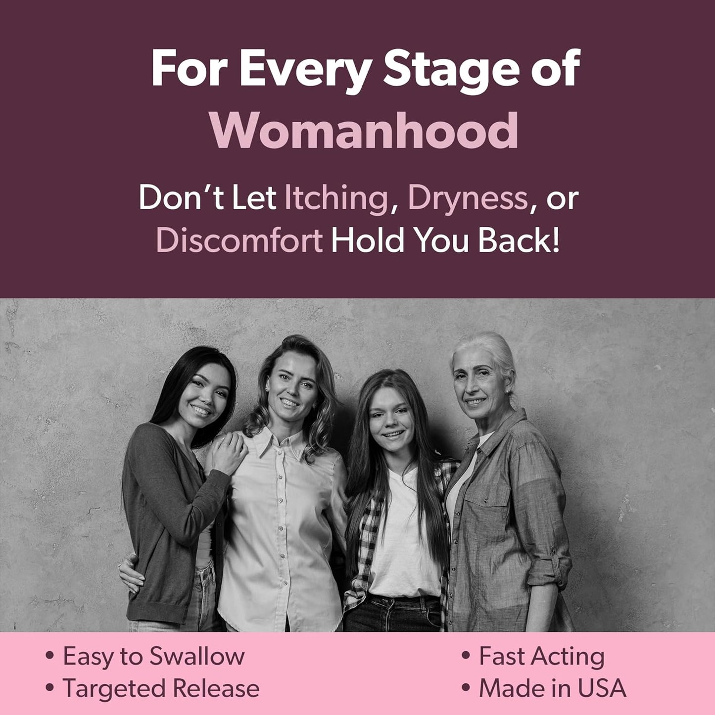 Women's Health Probiotic Blend for Urinary Tract & Overall Wellness - BIOMA Synbiotic (60 Capsules)