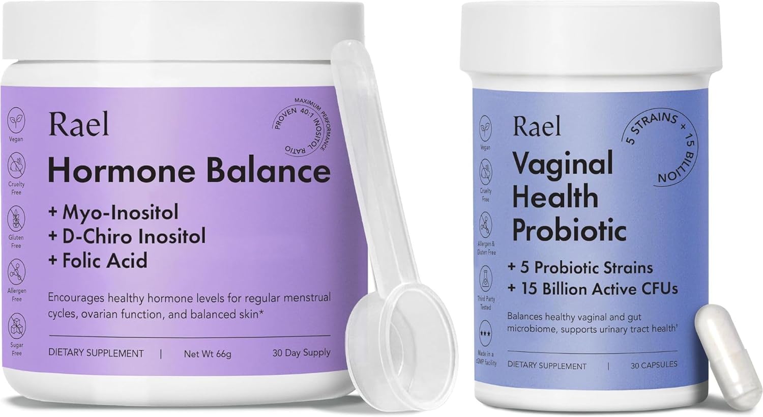 Women's Hormone Balance & Fertility Bundle with Probiotics & Digestive Support (60 Day Supply)