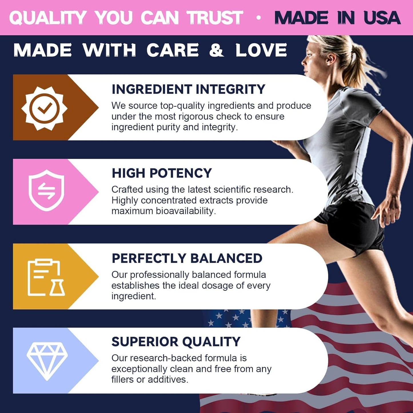 Women's Inositol Supplement with Vitamin D3, Folate, 40:1 Ratio Myo-Inositol & D-Chiro Inositol Complex, Inositol Capsules - Pack of 2