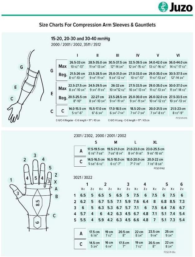 Women's Juzo Soft 2001 Standard Armsleeve with Silicone Top Band - 20-30mmHg Support