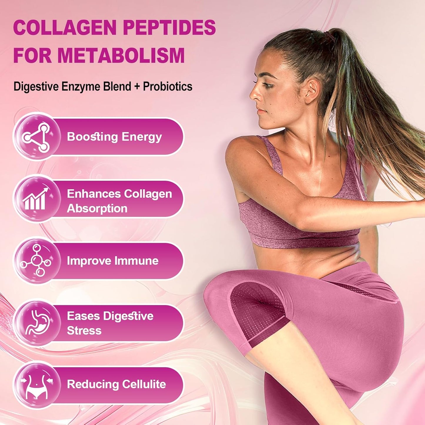 Women's Multi Collagen Peptides Softgels - 2000mg Complex with Hyaluronic Acid, Biotin, Vitamin C - Skin, Hair, Nail, Joint Support - 120 Count