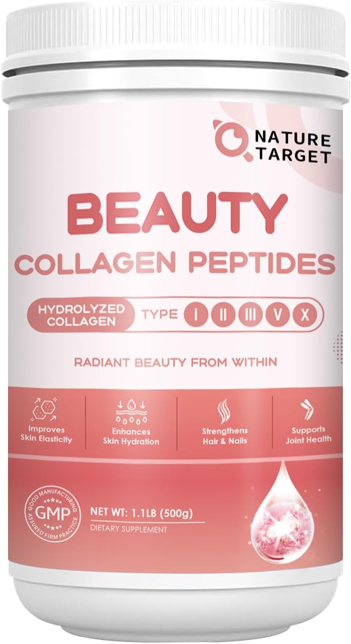 Women's Multi Collagen Powder with Vitamin C, Biotin, and Hyaluronic Acid - Unflavored, Keto & Paleo Friendly - Easy to Dissolve, Non-GMO Beauty Supplement - BoostGo Australia