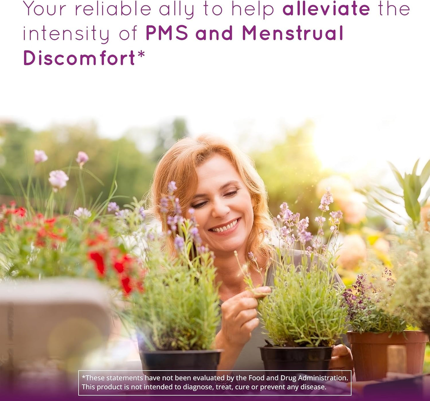 Women's PMS Support Supplement - Hormonal Balance, Menopause Relief, Bloating & Cramp Relief - Vegan, Non-GMO - 180 Ct