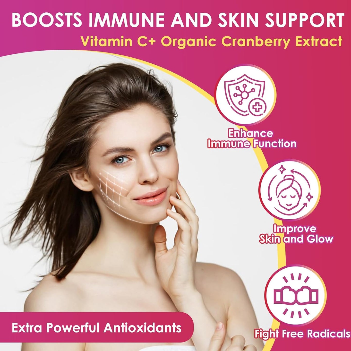 Women's Probiotic Blend with 31 Strains, 120 Billion CFU, Digestive Enzymes, Prebiotics, D Mannose, Cranberry - Supports Digestive & Vaginal Health, Urinary Tract - 90 Capsules