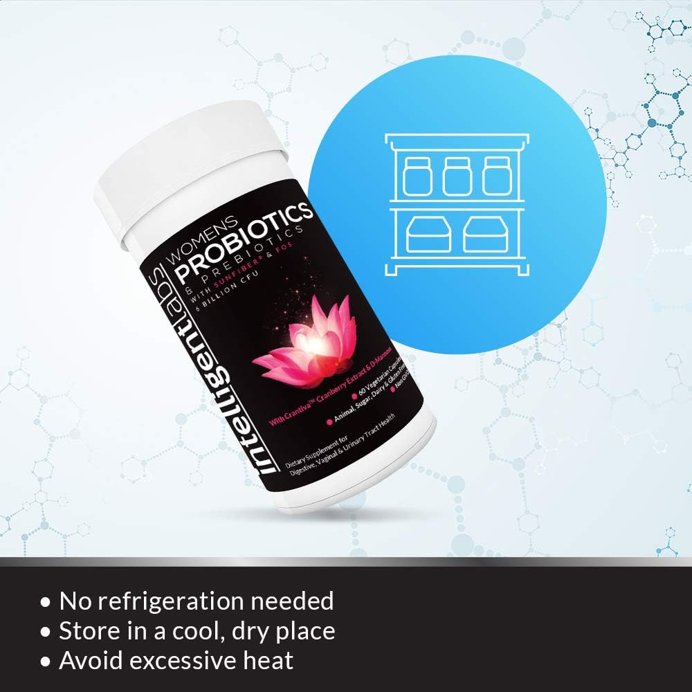Women's Probiotic Blend with Cranberry & Prebiotics, 6 Billion CFU, 2 Months Supply, One-a-Day Capsule - BoostGo Australia