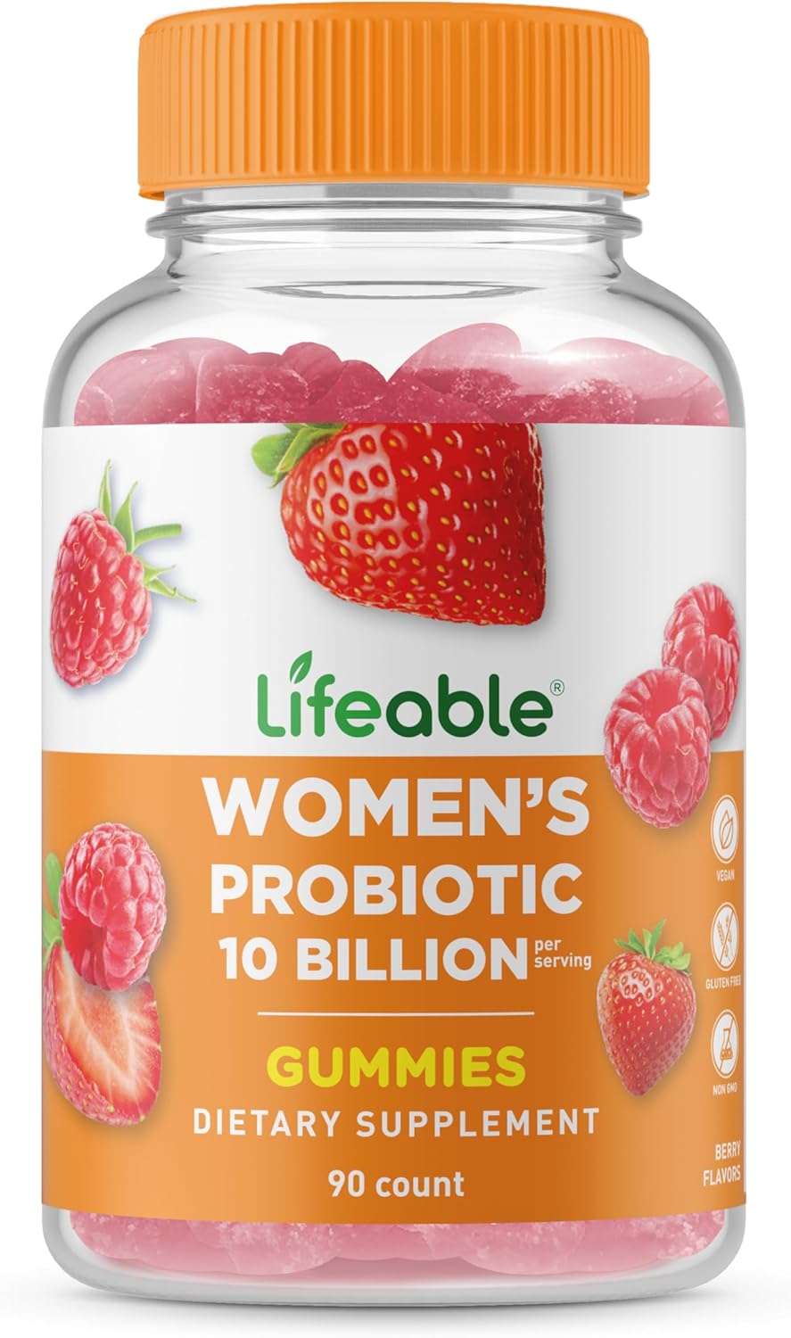 Women's Probiotic Gummies with 10 Billion CFU | Vaginal Health & Immune Support | 90 Gummies