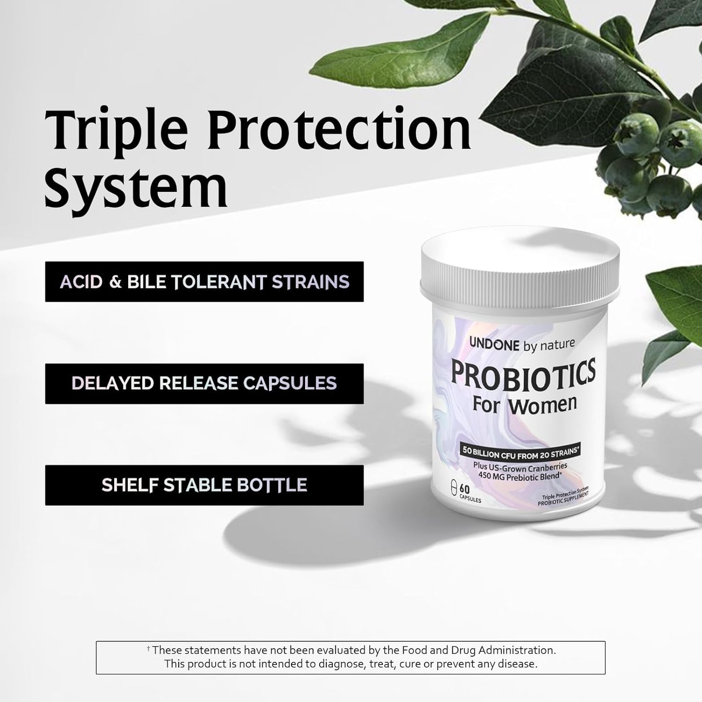 Women's Probiotic & Iron Combo Pack (60ct each) for Pregnancy: Supports Women's Health, Blood Health, Energy, and Digestion with High Absorption and Delayed Release Formula - BoostGo Australia