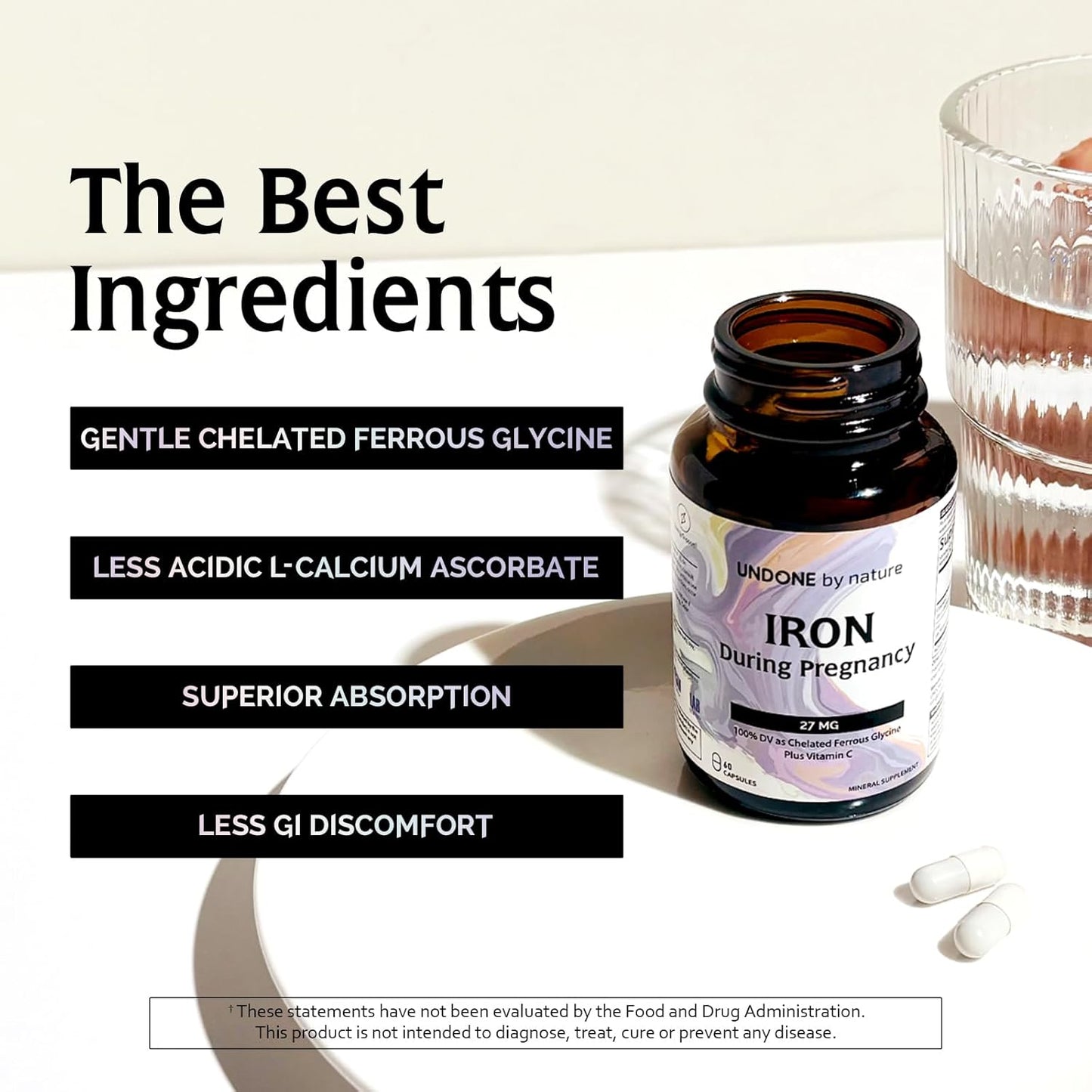 Women's Probiotic & Iron Combo Pack (60ct each) for Pregnancy: Supports Women's Health, Blood Health, Energy, and Digestion with High Absorption and Delayed Release Formula - BoostGo Australia