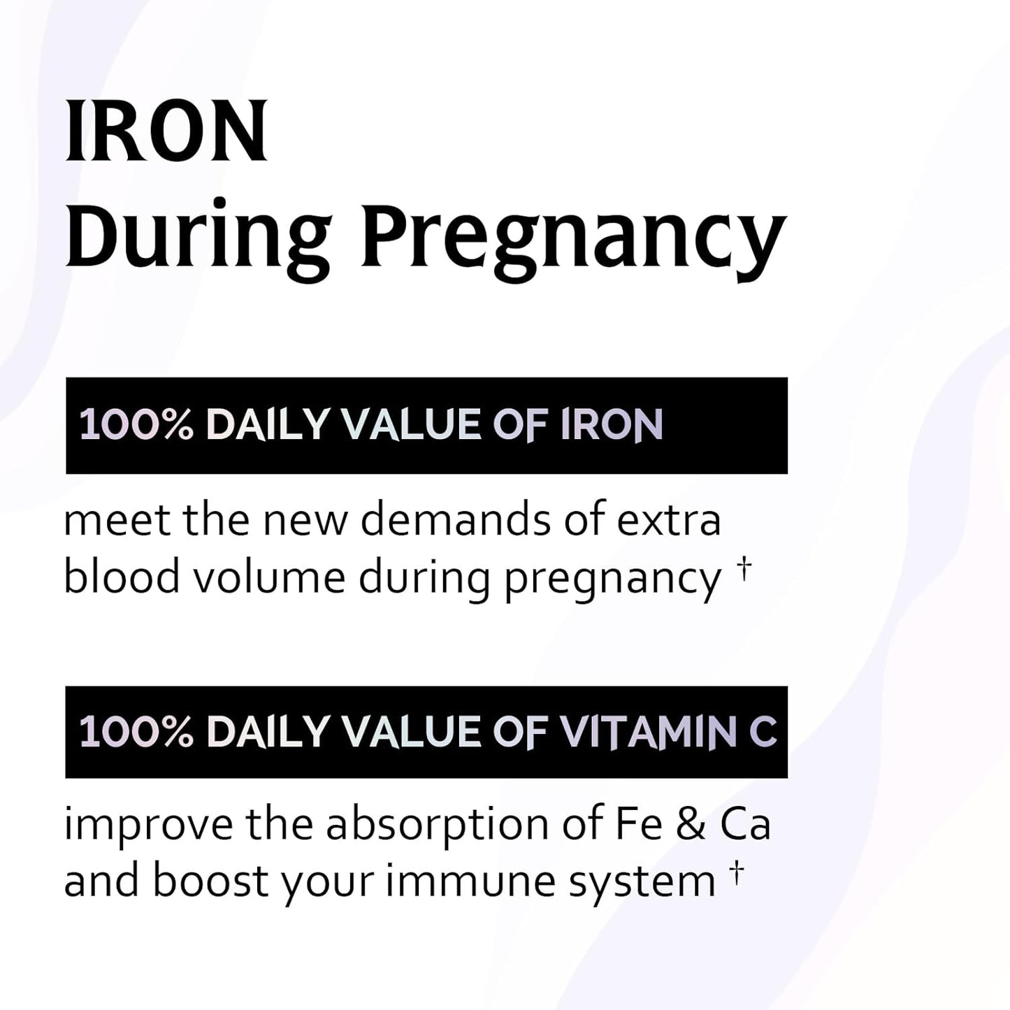 Women's Probiotic & Iron Combo Pack (60ct each) for Pregnancy: Supports Women's Health, Blood Health, Energy, and Digestion with High Absorption and Delayed Release Formula - BoostGo Australia