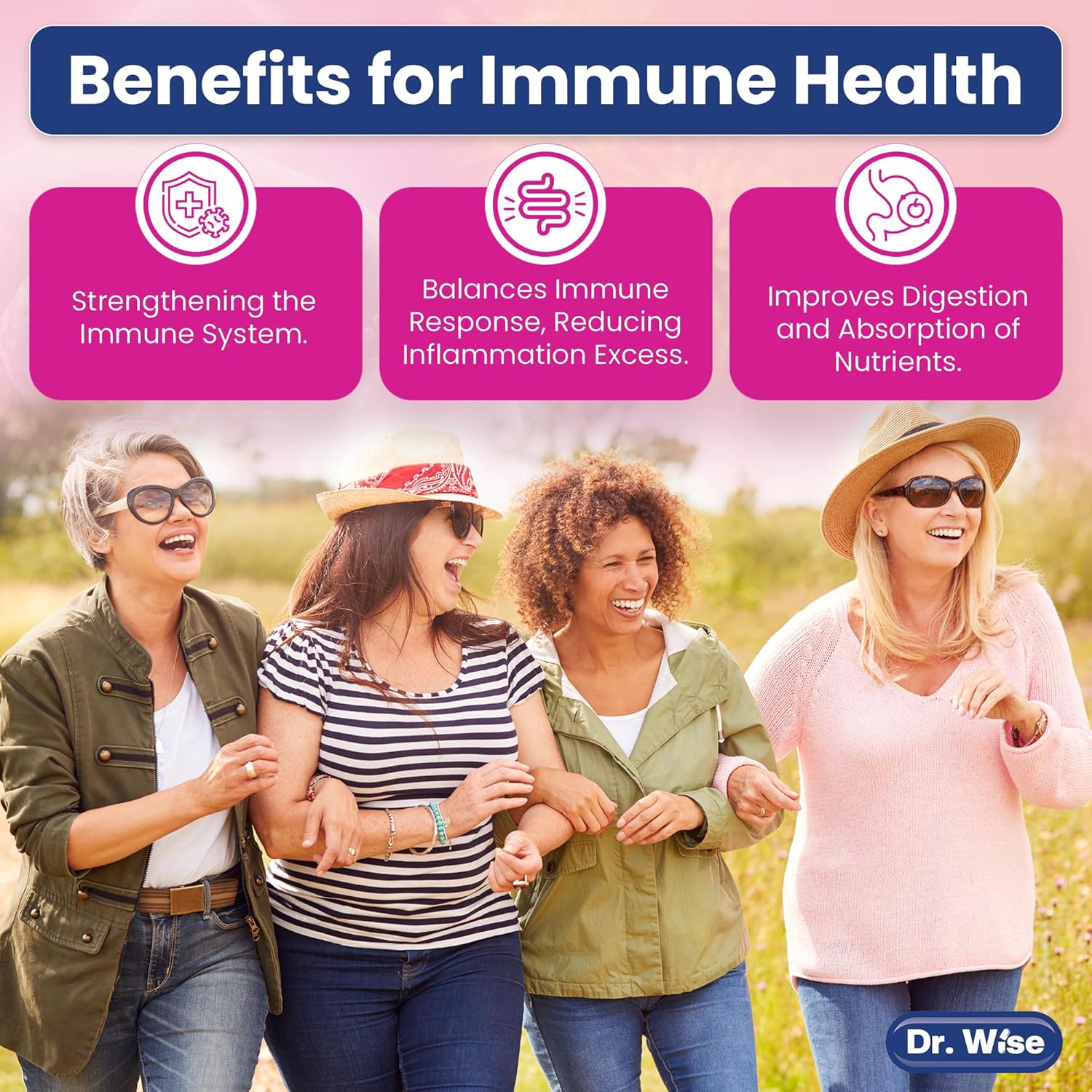 Women's Probiotic Supplement - 50 Billion CFU for Digestive, Vaginal, Urinary & Gut Health - Acidophilus, Reuteri - Made in USA - 60 Count