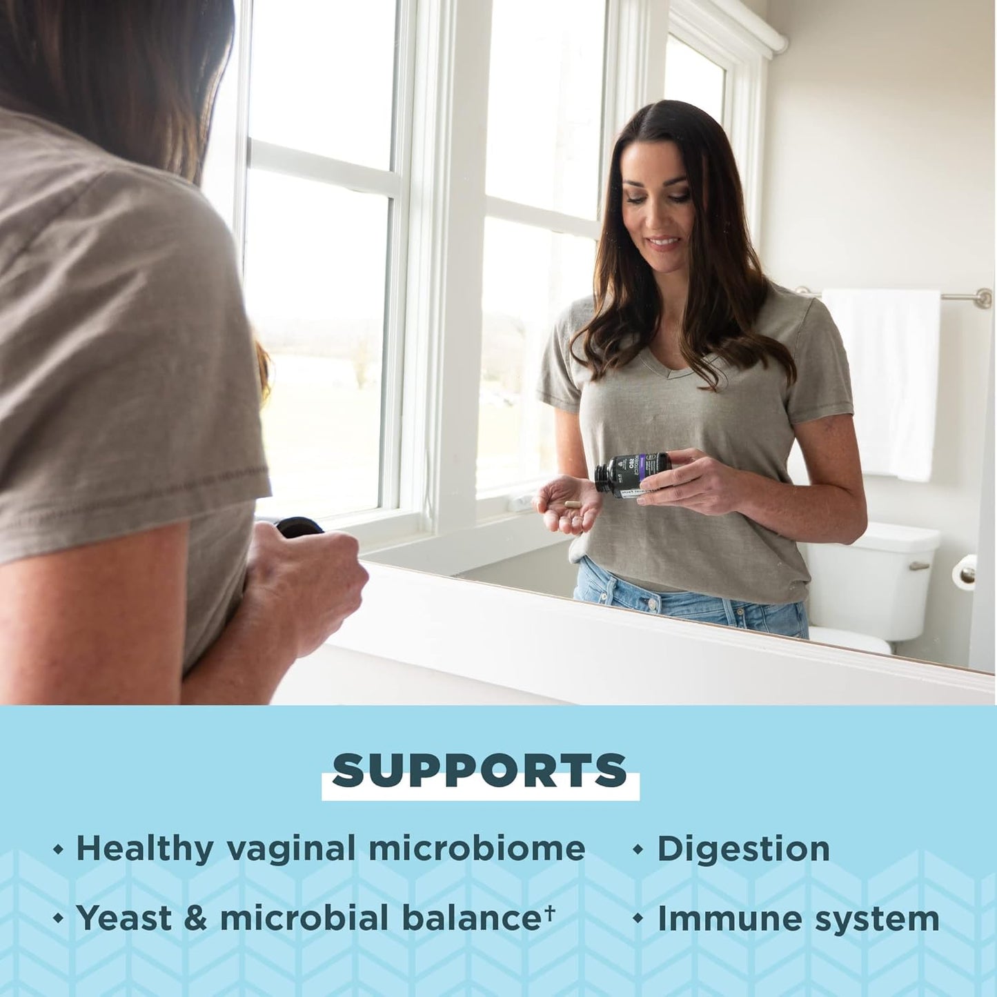Women's Probiotic with Cranberry and Apple Cider Vinegar, 30ct, 25 Billion CFUs, Daily Support for Vaginal Health and Yeast Balance