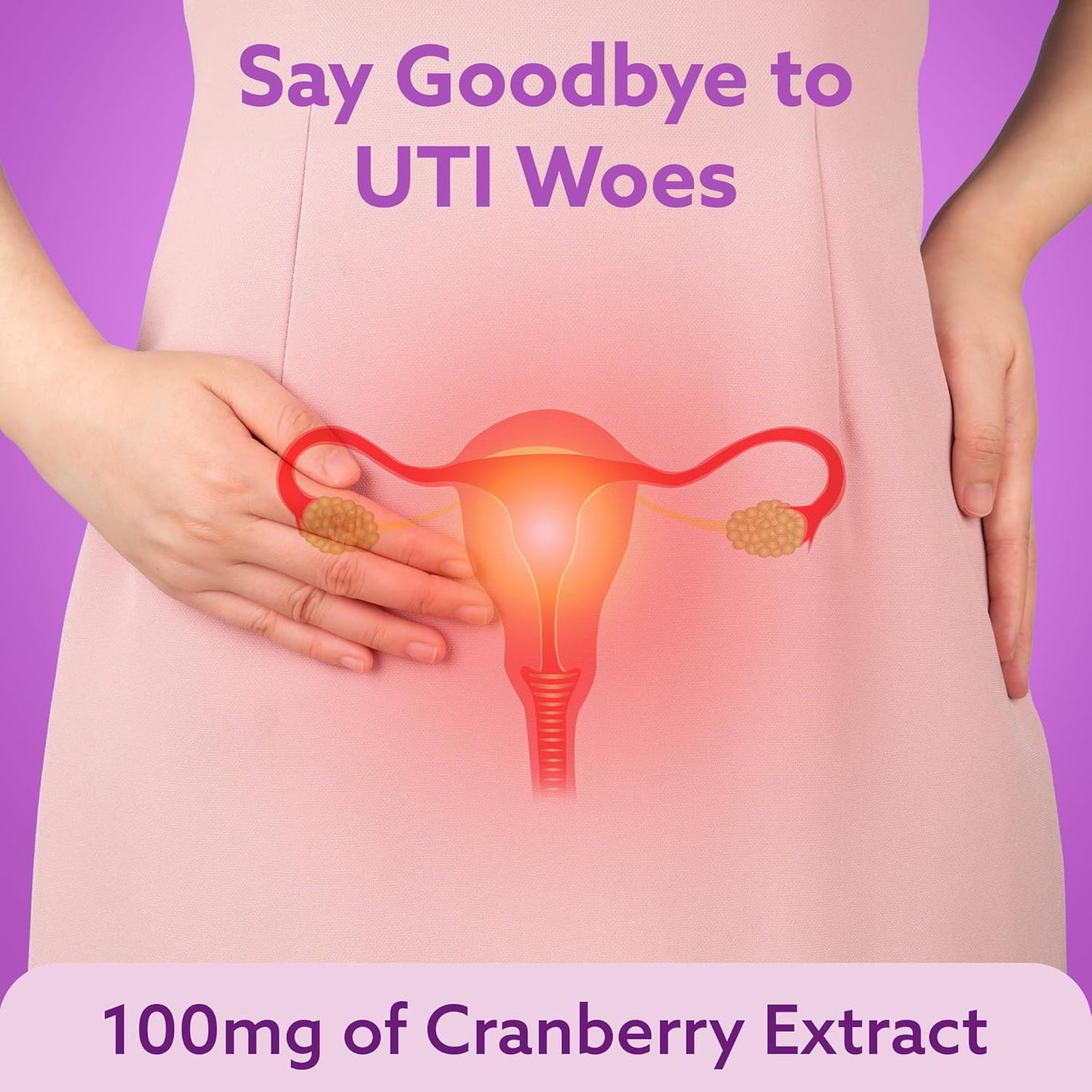 Women's Probiotics with Prebiotics and Cranberry for Vaginal and Gut Health - 60 Capsules for pH Balance, UTI Prevention, and Wellness