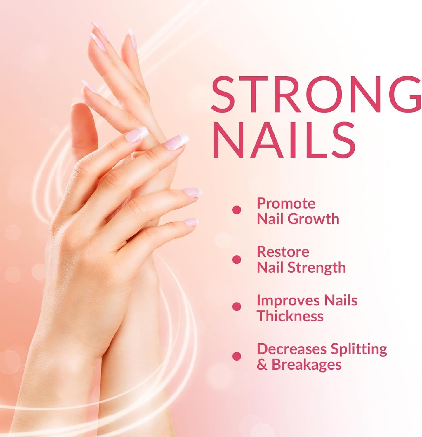 Women's Sugar-Free Hair, Skin, and Nails Vitamins with Biotin, Hyaluronic Acid, Collagen, and Vitamins E&C for Growth and Radiance. - BoostGo Australia