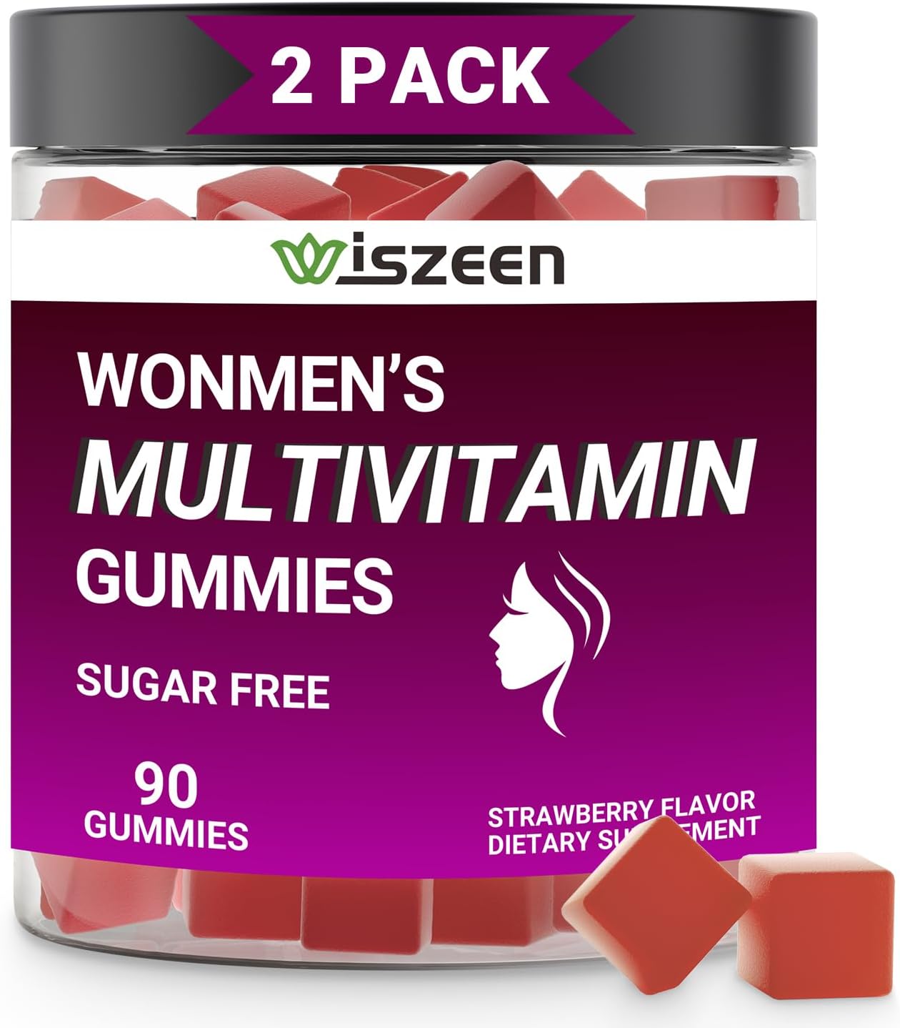 Women's Sugar-Free Multivitamin Gummies with Methylated Nutrients - Calcium, Vitamin D3, K2, C, B12, Iron for Skin, Hair, Energy, Immune Support, Bone Health - Multi Vitamins & Minerals - BoostGo Australia