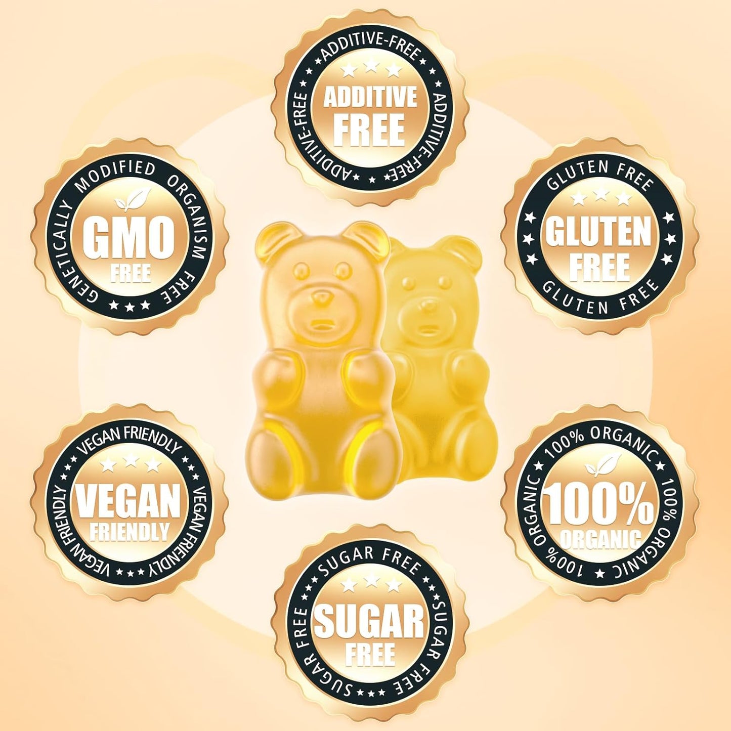 Women's Sugar-Free Potassium Magnesium Gummies with Calcium Support Muscle Health - Mango Flavor - 120 Count