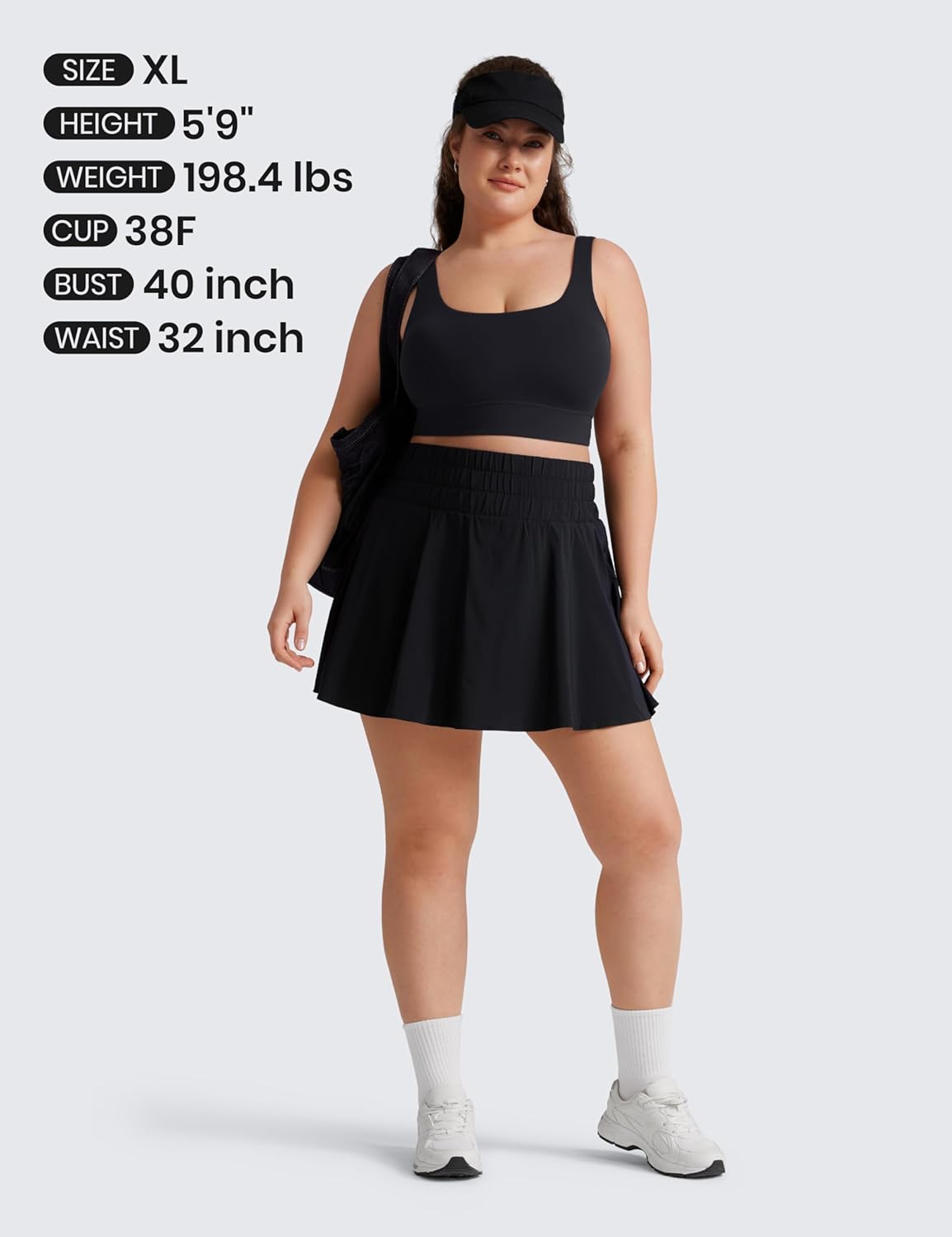 Women's U Back Sports Bra with Butterluxe Fabric - Padded Scoop Neck Crop Top for Low Impact Workouts