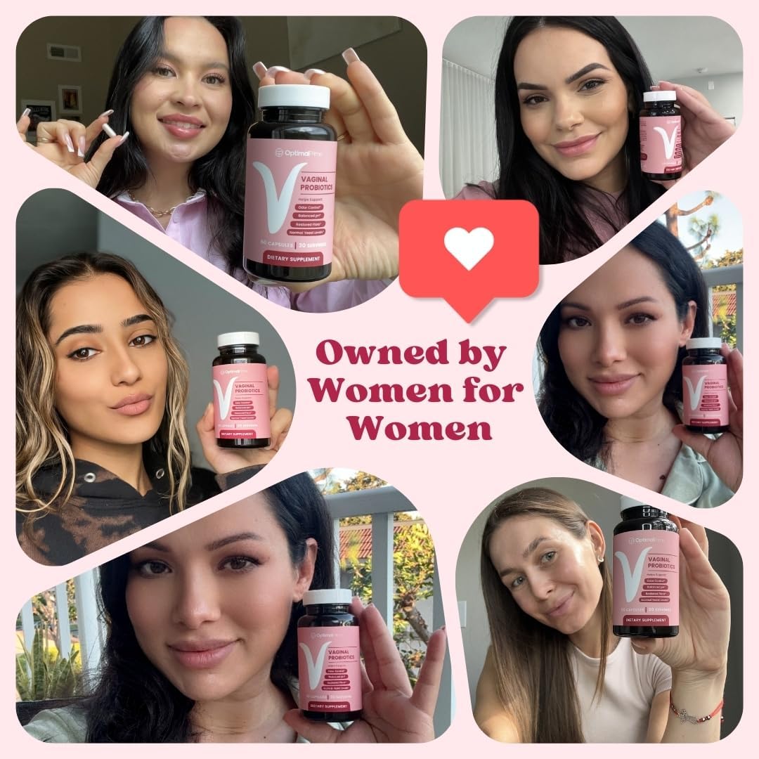 Women's Vaginal Probiotic Supplement with Prebiotics, Cranberry Extract, Lactobacillus Blend - Promotes Vaginal Health, pH Balance - 60 Capsules - BoostGo Australia