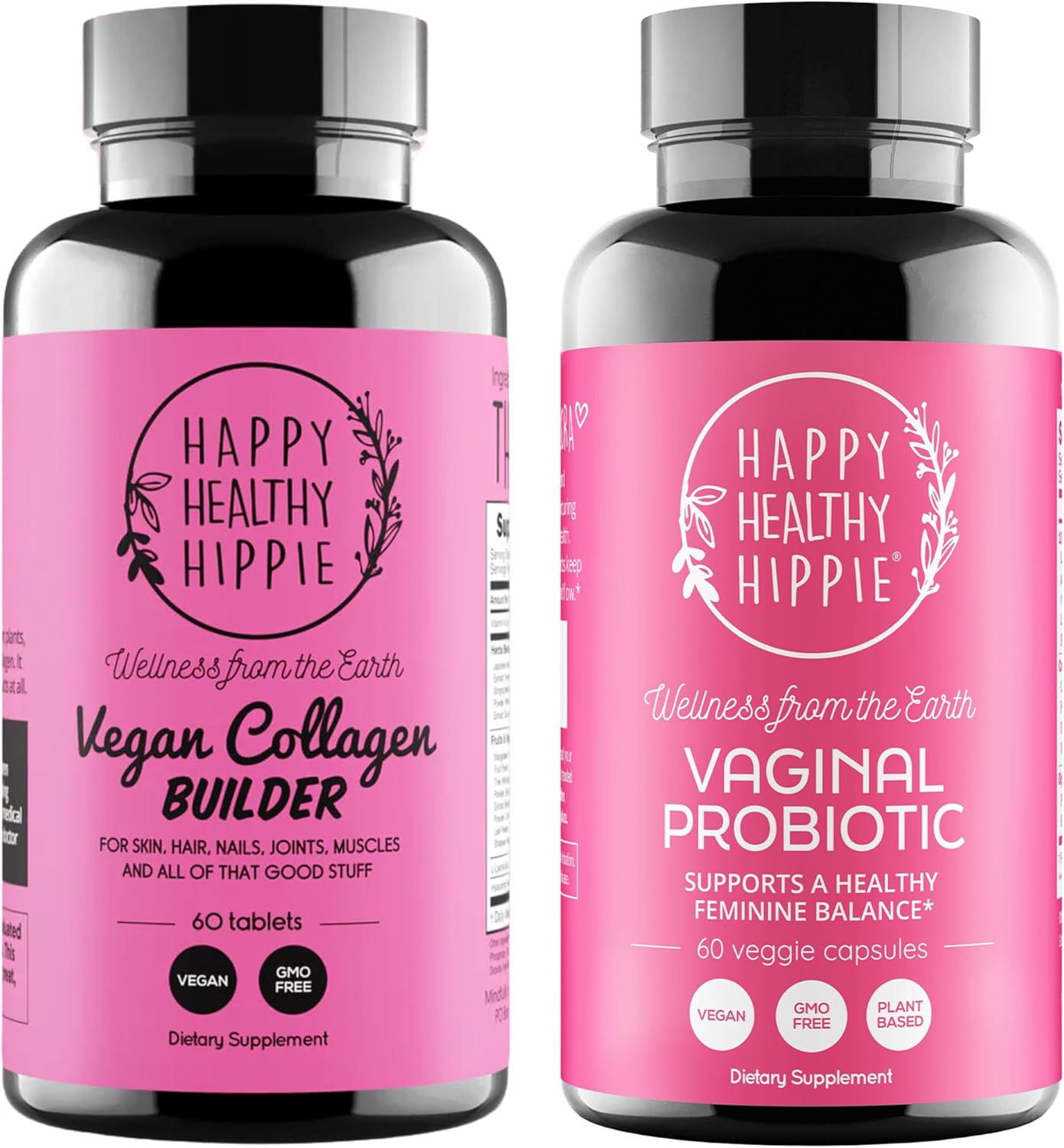 Women's Vaginal Probiotics & Vegan Collagen Pills for Health & Wellness