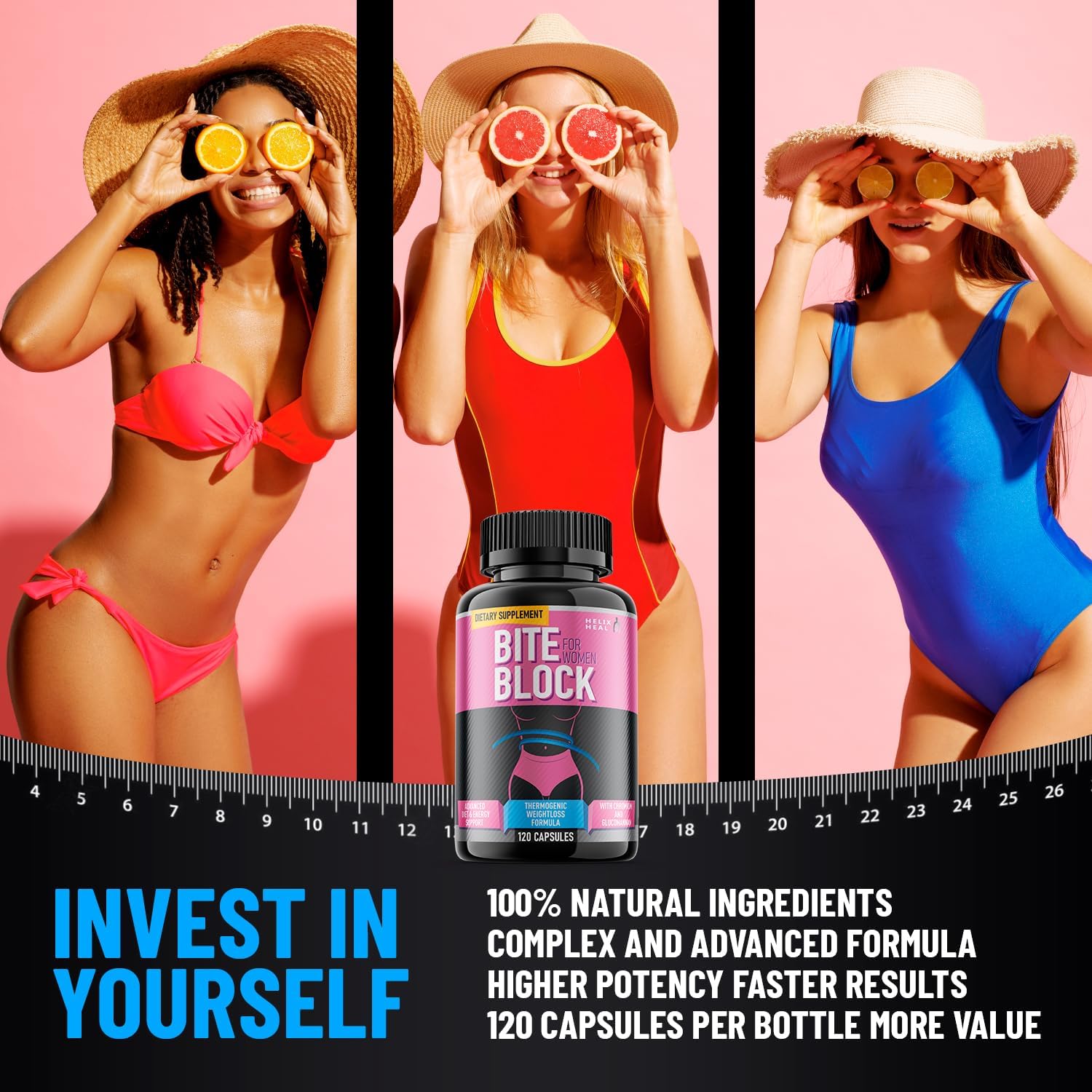 Women's Weight Loss & Cholesterol Lowering Bundle - Helix Heal Appetite Suppressant