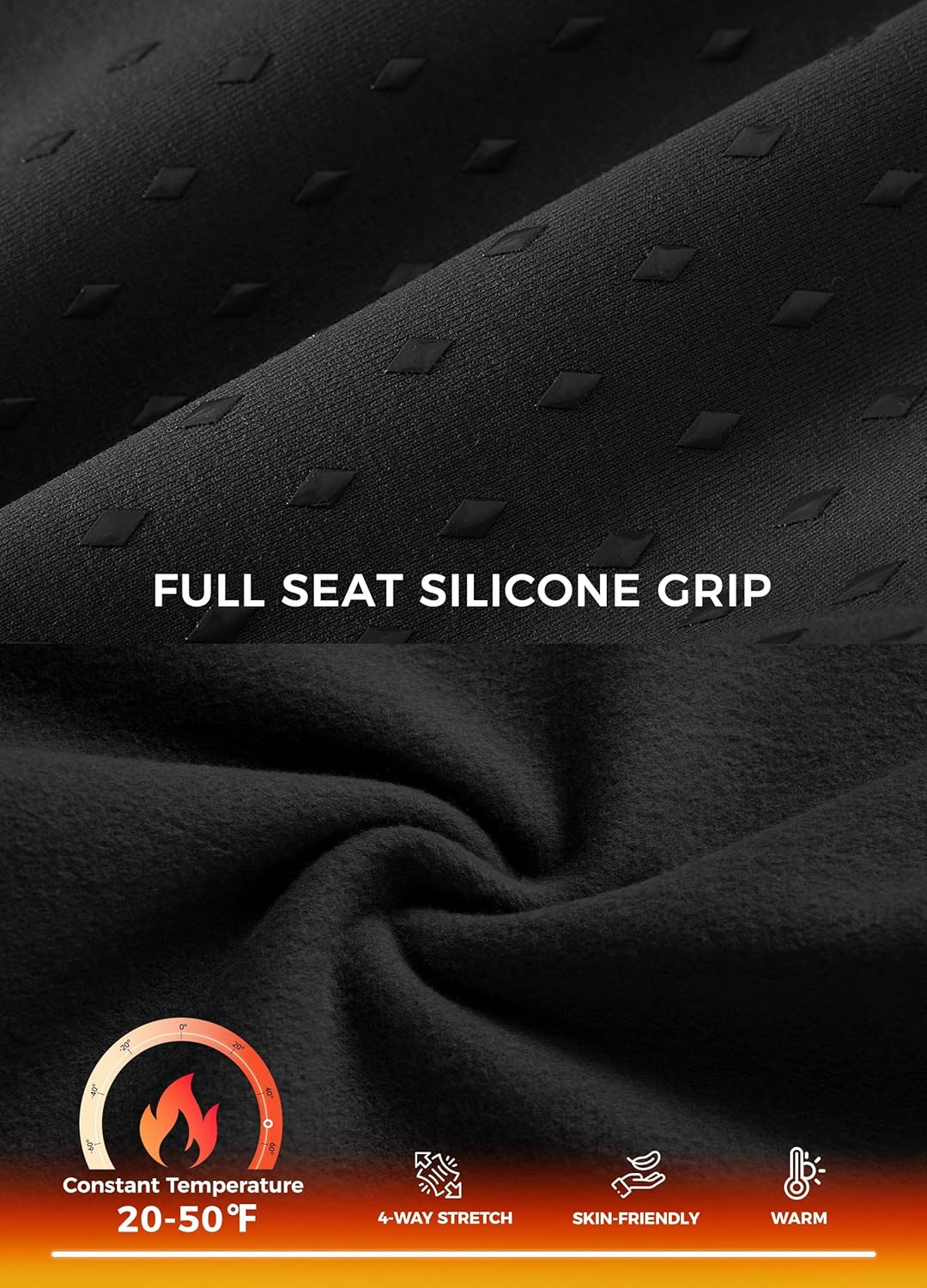 Women's Winter Fleece Riding Breeches - Thermal Equestrian Horse Riding Pants